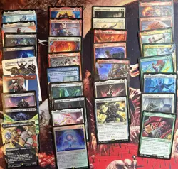 All Magic: The Gathering Final Fantasy Precon Commander Decks plus 33 rares - Image 2