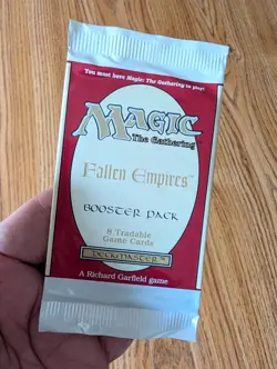 MAGIC THE GATHERING Lot of Six (6) FALLEN EMPIRES Factory Sealed Booster Packs - Image 3