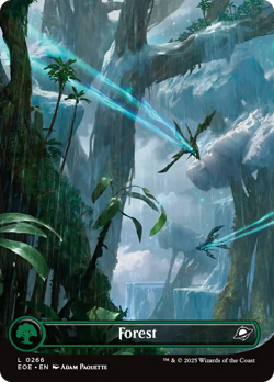 Forest (0266) (Borderless) [Edge of Eternities] Magic MTG - Image 1