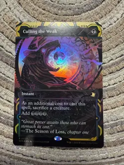 CULLING THE WEAK FOIL [Showcase] -Rare - SOA Secrets of Strixhaven Archives MTG - Image 1