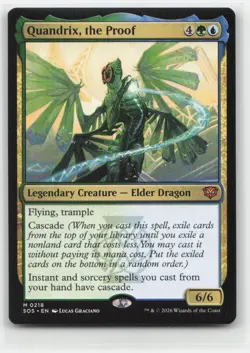 Quandrix, the Proof 218 SOS Secrets of Strixhaven Magic MTG NM - Image 1
