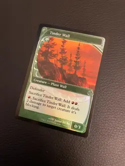 Magic the Gathering FOIL Future Sight Tinder Wall (215) Mystery Booster 2 NM - Image 4