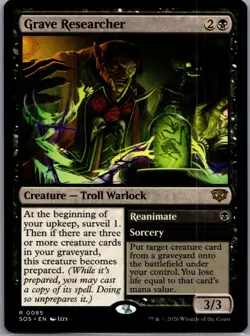 Grave Researcher R Secrets of Strixhaven 85 NM - Image 1