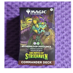 Wizards of the Coast MTG Witherbloom Pestilence Commander Deck Sealed Strixhaven - Image 1