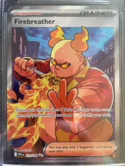 Firebreather - Pokemon TCG Phantasmal Flames PFL Ultra Rare UR #119/094 BGS 10! - Image 3