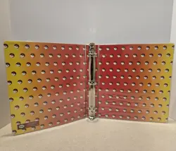 Pokemon Vintage 3 Ring Binder Ash 1999 Pikachu Brock Misty Official Nintendo - Image 2