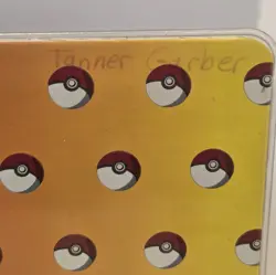 Pokemon Vintage 3 Ring Binder Ash 1999 Pikachu Brock Misty Official Nintendo - Image 5