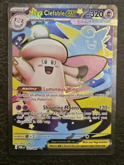 Mega Clefable ex 103/088 - Ultra Rare Perfect Order Pokemon TCG - Near Mint - Image 1