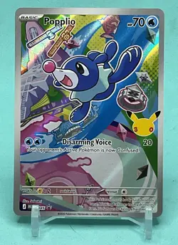 Popplio MEP 045 Promo - Illustration Rare - Pokemon TCG: 30th Anniversary - NM - Image 1