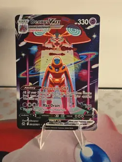 Deoxys VMAX GG45/GG70 Pokemon Crown Zenith: Galarian Gallery Holo - Image 1