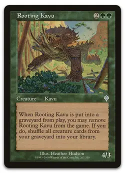 Rooting Kavu #207 (LP) Invasion INV Magic MTG - Image 1