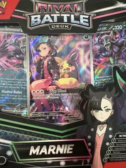 Lot Of 3 Pokemon TCG Rival Battle Deck Marnie Promo Box - Sealed - Image 4