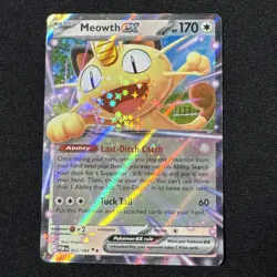 Pokemon Meowth ex 062/088 Double Rare Perfect Order TCG READ - Image 1