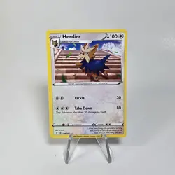 Herdier 134/203 Uncommon Evolving Skies Pokemon TCG - Image 1