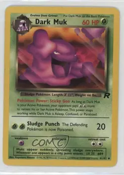 Dark Muk Pokemon Team Rocket #41 2000 - Image 1