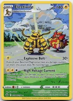 Electivire GG08/GG70 Holo Crown Zenith Galarian Gallery Pokemon NM - Image 1