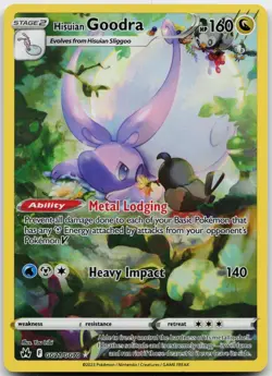 Hisuian Goodra GG21/GG70 Holo Crown Zenith Galarian Gallery Pokemon NM - Image 1