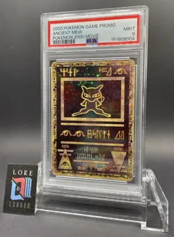 2000 Pokemon Game Promo ANCIENT MEW Pokemon 2000 Movie PSA 9 Mint SWIRL - Image 1