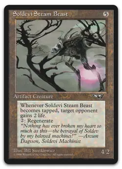 Soldevi Steam Beast (Purple Sun) #178 (LP) Alliances ALL Magic MTG - Image 1