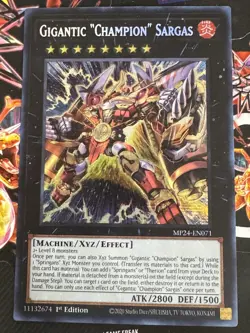 Yugioh! Gigantic "Champion" Sargas MP24-EN071 25th Anniversary Tin 2024 - Image 1
