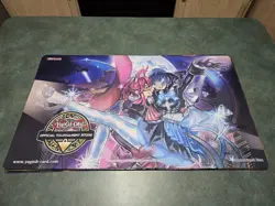 Yu-gi-oh! Playmat Back to duel Evil Twin Ki-sikil & Lil-la - Official OTS - Image 1