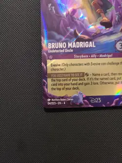 Disney Lorcana D23 Promo - Bruno Madrigal Undetected Uncle - 04/D23 - Image 5