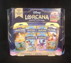 Disney Lorcana Into the Inklands Gift Set - 2 Starter Decks, 6 Boosters, Promo - Image 1