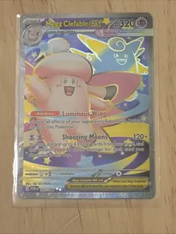 Pokemon TCG Mega Clefable Ex 103/088 Perfect Order Ultra Rare Full Art Holo - Image 1