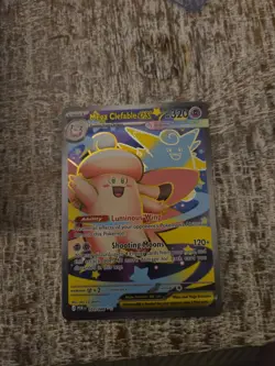 Pokemon TCG Mega Clefable Ex 103/088 Perfect Order Ultra Rare Full Art Holo - Image 1