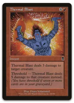 Thermal Blast #224 (LP) Odyssey ODY Magic MTG - Image 1