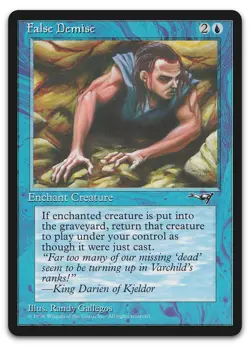 False Demise (Cave-in) #41 (LP) Alliances ALL Magic MTG - Image 1