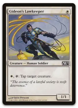 Gideon's Lawkeeper #18 (LP) Magic 2012 (M12) M12 Magic MTG - Image 1