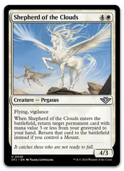 Shepherd of the Clouds #28 (NM) Thunder Junction OTJ Magic MTG - Image 1
