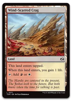 Wind-Scarred Crag #271 (NM) Tarkir Dragonstorm TDM Magic MTG - Image 1
