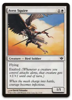 Aven Squire #3 (LP) Conflux CON Magic MTG - Image 1