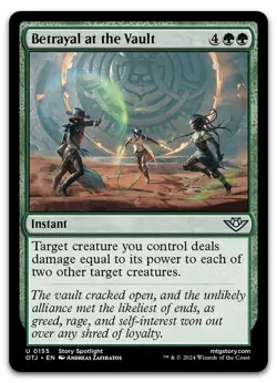 Betrayal at the Vault #155 (NM) Thunder Junction OTJ Magic MTG - Image 1