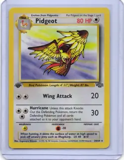 Pokemon Card - Pidgeot - 24/64 - Jungle - 1999 - 1st Edition - Image 1