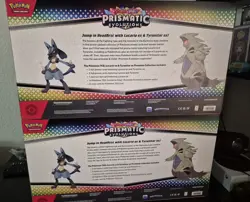 Pokemon Lucario Ex & Tyranitar Ex Premium Collection Lot of 2 Boxes IN HAND - Image 2