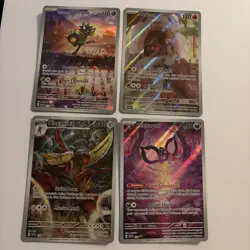 Pokemon TCG bundle. 4 Card Bundle Full Arts And Illustration Rares. - Image 1