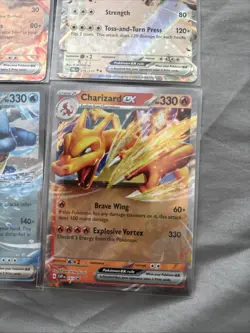 Pokemon TCG 4 Card Bundle Charizard, Blastoise, Snorlax, Ninetales Ex NM - Image 4