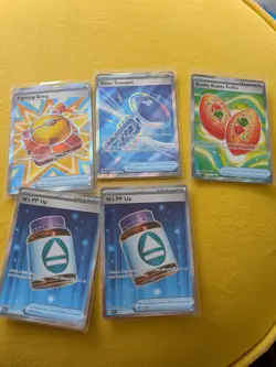 Pokemon TCG Full Art Item Cards 4 Card Bundle From Mega Evolution Sets - Image 1