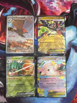 Pokemon TCG perfect Order 4 Card Bundle. Full Art/Ex. Sleeved And Toploaders - Image 1