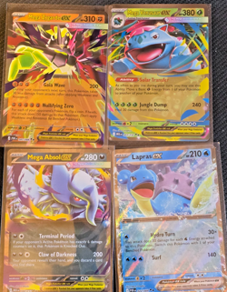 Pokemon TCG x 4 EX Card Bundle – Near Mint including Mega Zygarde - Image 1