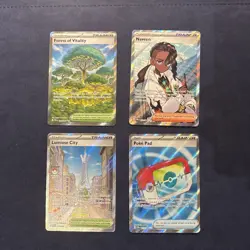 Pokemon TCG Perfect Order 4 Card Trainer Bundle 113/088 Poke Pad NM - Image 1