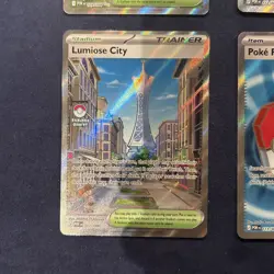 Pokemon TCG Perfect Order 4 Card Trainer Bundle 113/088 Poke Pad NM - Image 4