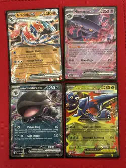 Pokemon TCG EX Double Rare Holo Bundle | Mixed Sets | 4 Card Set | NM/M - Image 1