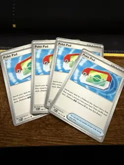 Pokemon TCG Pokepad Card 198/217 Bundle Of 4 - Image 1