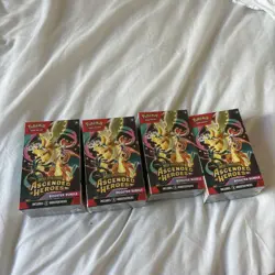Pokemon Mega Evolution Ascended Heroes Booster Bundle X4 New Sealed - Image 1