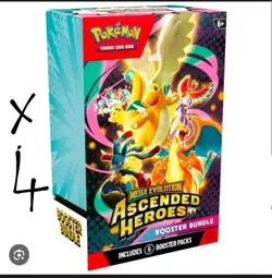 Pokemon Ascended Heroes Booster Bundle Boxes X4 - Presale English - Image 1