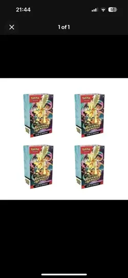 Pokemon TCG Ascended Heroes Booster Bundle X4 Presale - Image 1